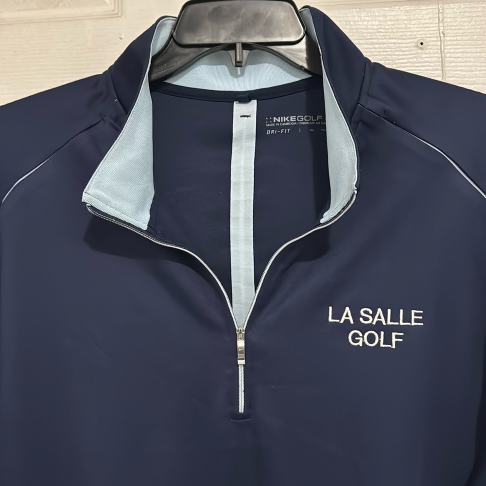 Vintage Nike Golf Dri-FIT quarter-zip pullover  "La Salle Golf" For Men Size XXL